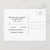 Triangles géométriques gris carte postale RSVP (Dos)