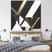 Triangles Géométriques Modernes Art Déco (Insitu(Chambre))
