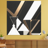 Triangles Géométriques Modernes Art Déco (Insitu(Salon))