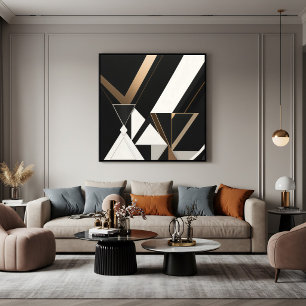 Triangles Géométriques Modernes Art Déco