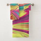 Triangles géométriques polygonaux brillant coloré  (En situation)