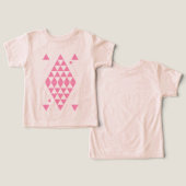 Triangles géométriques roses (Design Recto & Verso)