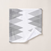Triangles gris (Gant de toilette)