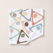 Triangles Pastel (Gant de toilette)