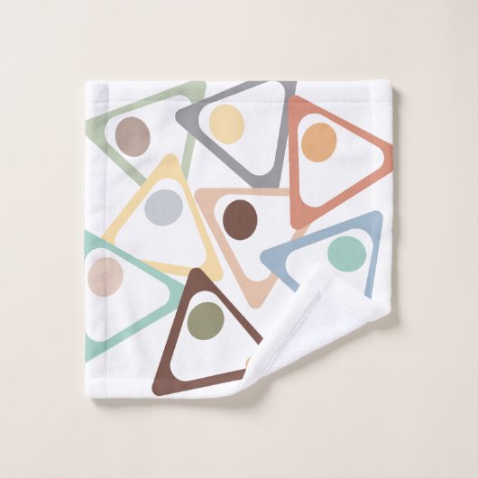 Triangles Pastel (Gant de toilette)
