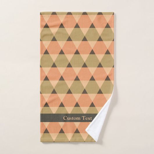 Triangles Pattern Bad Handdoek (Handdoek)