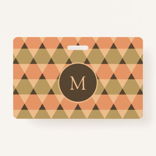 Triangles Pattern Badge (Voorkant)