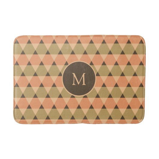 Triangles Pattern Badmat (Voorkant)