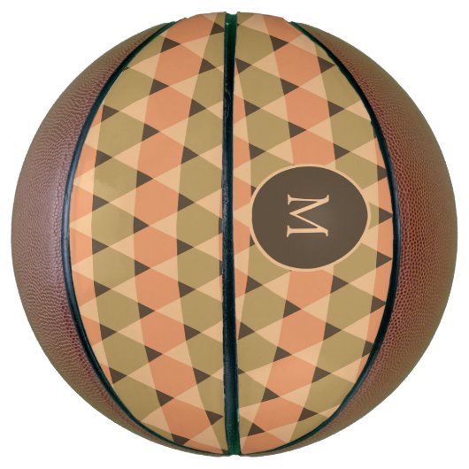 Triangles Pattern Basketbal (Verticaal)