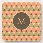 Triangles Pattern Bier Onderzetter (Voorkant)