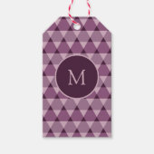 Triangles Pattern Cadeaulabel (Voorkant)