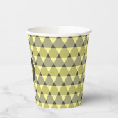 Triangles Pattern Cup Papieren Bekers (Links)
