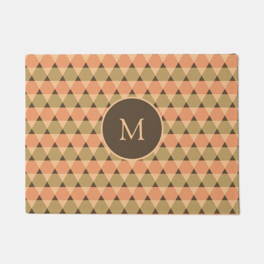 Triangles Pattern Deurmat (Voorkant)