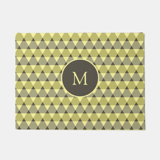 Triangles Pattern Deurmat (Voorkant)