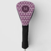Triangles Pattern Golfheadcover (Voorkant)