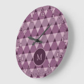 Triangles Pattern Grote Klok (Hoek)