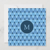 Triangles Pattern Kaart (Voorkant)