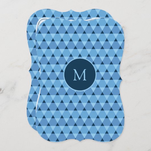 Triangles Pattern Kaart (Voorkant / Achterkant)