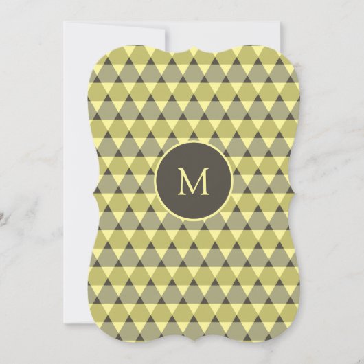 Triangles Pattern Kaart (Voorkant)