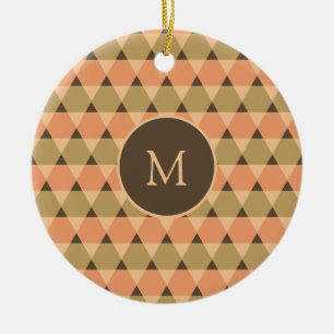Triangles Pattern Keramisch Ornament