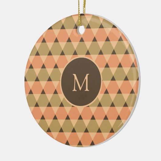 Triangles Pattern Keramisch Ornament (Links)