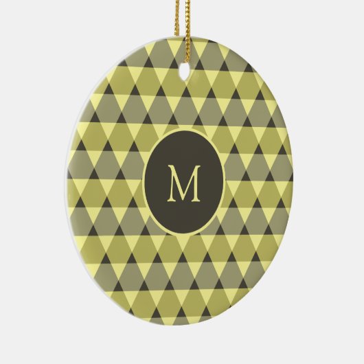 Triangles Pattern Keramisch Ornament (Rechts)