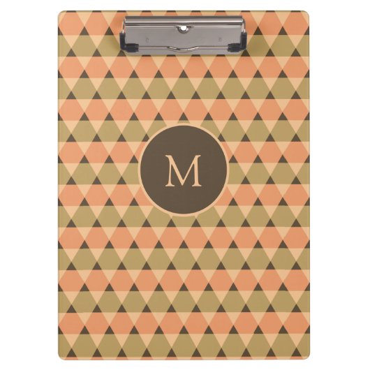 Triangles Pattern Klembord (Voorkant)