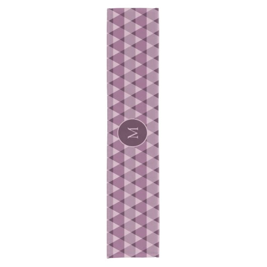 Triangles Pattern Korte Tafelloper (Voorkant)