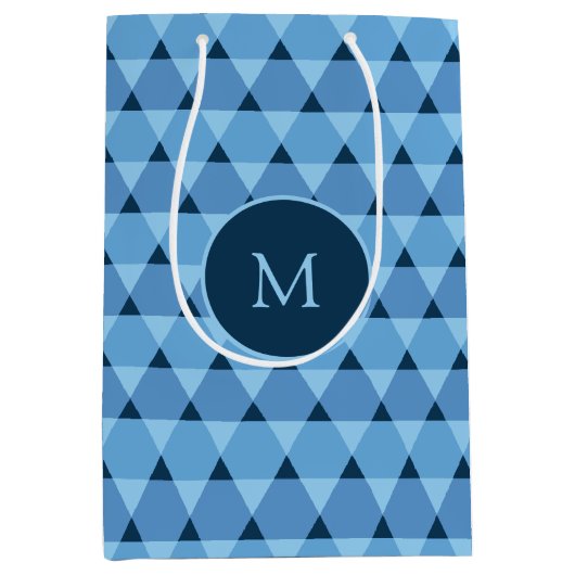 Triangles Pattern Medium Cadeauzakje (Voorkant)