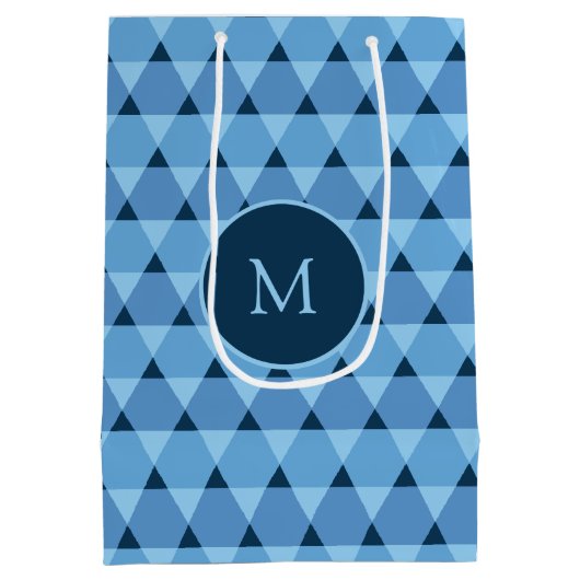 Triangles Pattern Medium Cadeauzakje (Achterkant)