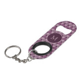 Triangles Pattern Mini Flessenopener (Voorkant Gekanteld)