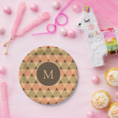 Triangles Pattern Papieren Bordje (Feest)