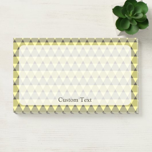 Triangles Pattern Post-it® Notes (Kantoor)