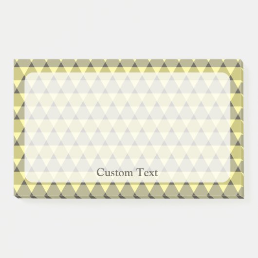 Triangles Pattern Post-it® Notes (Voorkant)