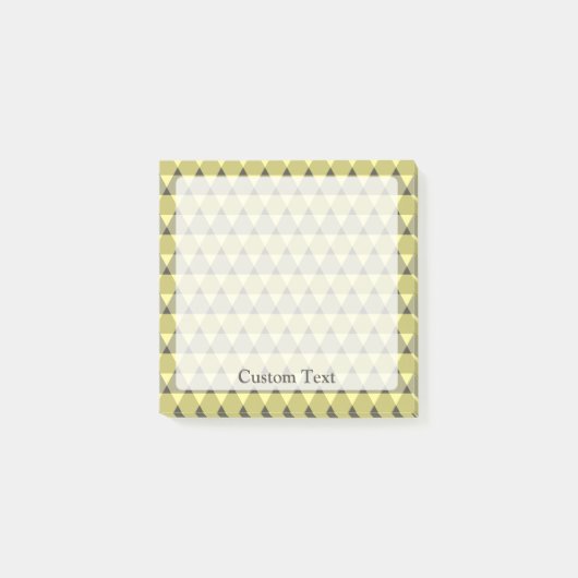 Triangles Pattern Post-it® Notes (Voorkant)