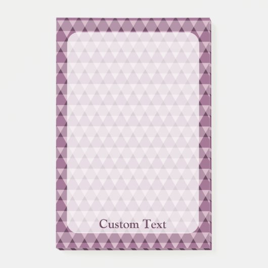 Triangles Pattern Post-it® Notes (Voorkant)