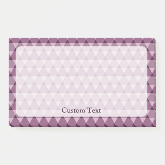 Triangles Pattern Post-it® Notes (Voorkant)