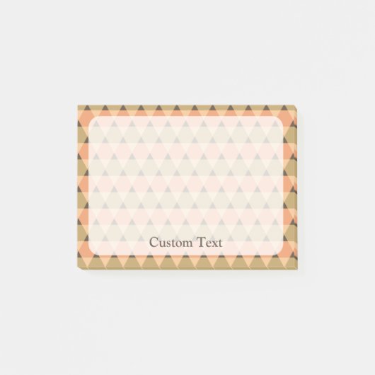 Triangles Pattern Post-it® Notes (Voorkant)