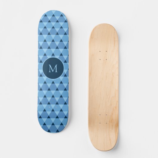 Triangles Pattern Skateboard (Voorkant)