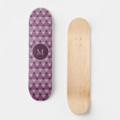 Triangles Pattern Skateboard (Voorkant)