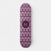 Triangles Pattern Skateboard (Voorkant)