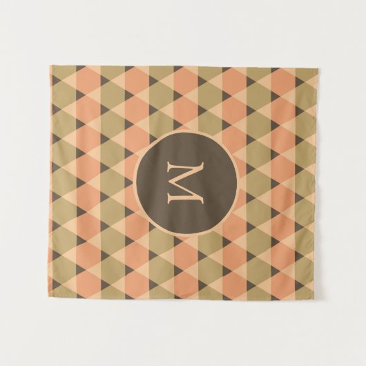 Triangles Pattern Wandkleed (Voorkant (horizontaal))