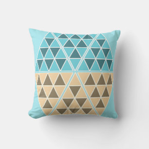 Triangles / Pyramides Funky et Cool Coussin de Jet