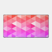 triangles rétro néon rose orange motif (Recto)