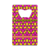Triangles rose et jaune Motif (Devant)