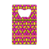 Triangles rose et jaune Motif (Dos)