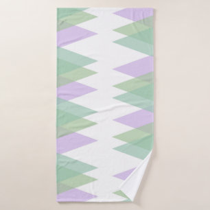 Triangles vert et lilas