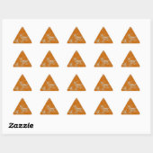 Triangulaire Araignée Web Fractale Arrière-planTriangle Sticker (Feuille)