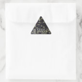 Triangulaire Balise cadeau de carte à circuit intégré Sticker t (Sac)