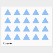 Triangulaire Bébé Bleu Triangle Sticker (Feuille)
